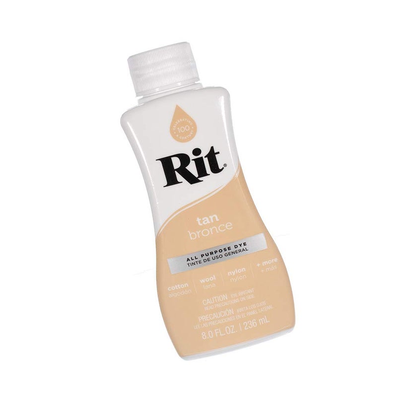 Craft County Rit Dye Liquid â€“ Wide Selection of Colors â€“ 8 Oz. (Tan) - Image 2